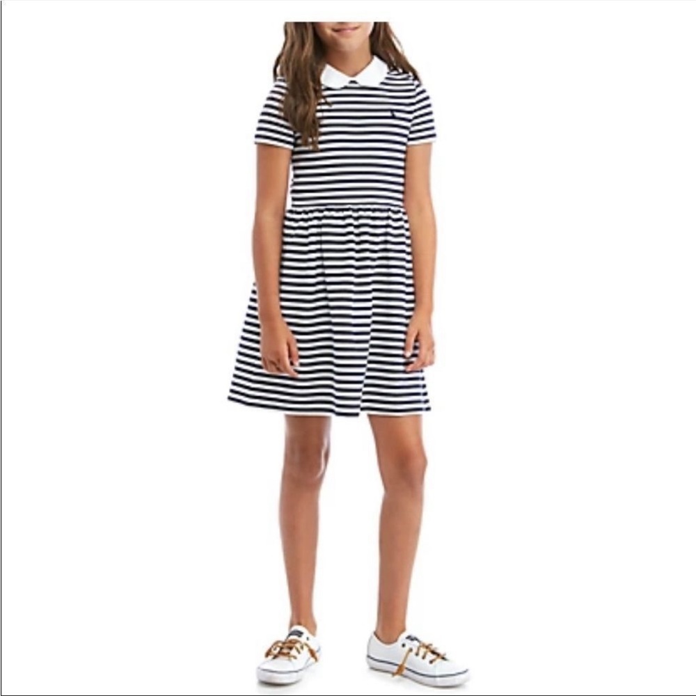 Polo Ralph Lauren Girl Striped Collar Dress